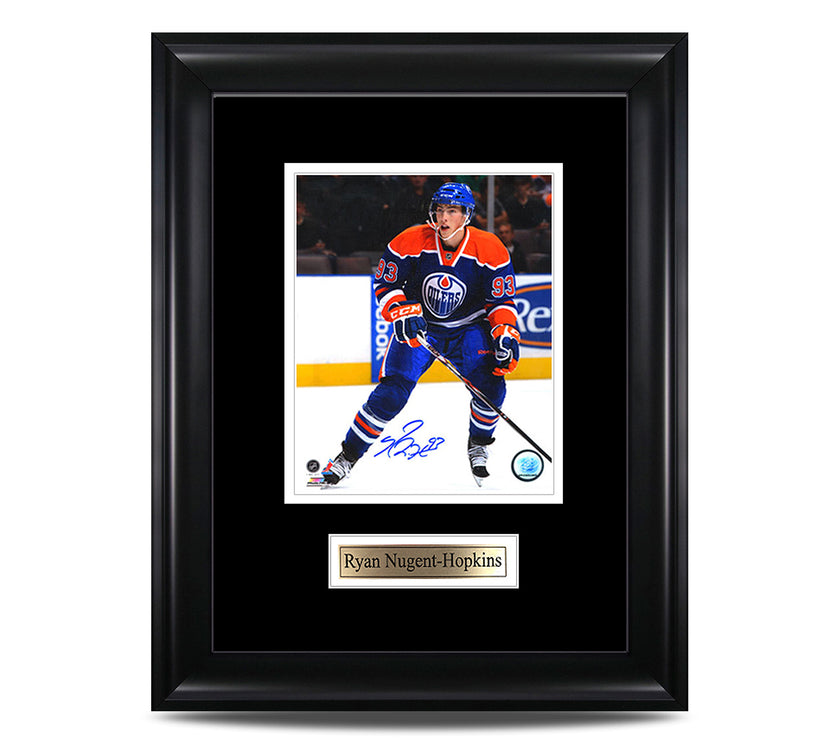 Ryan Nugent-Hopkins Signed Edmonton Oilers Framed Photo