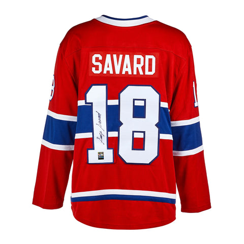 Serge Savard Signed Montreal Canadiens Fanatics Jersey