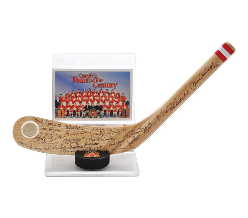 Team Canada 1972 Multi-Signed Stick Blade - 27 Signatures