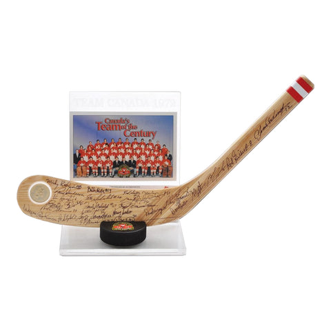 Team Canada 1972 Multi-Signed Stick Blade - 27 Signatures