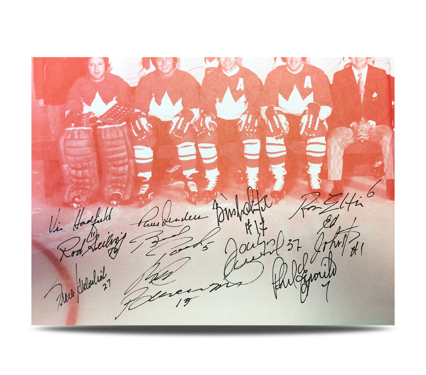Team Canada 1972: 40th Anniversary Hardcover Book Signed by 24 Players