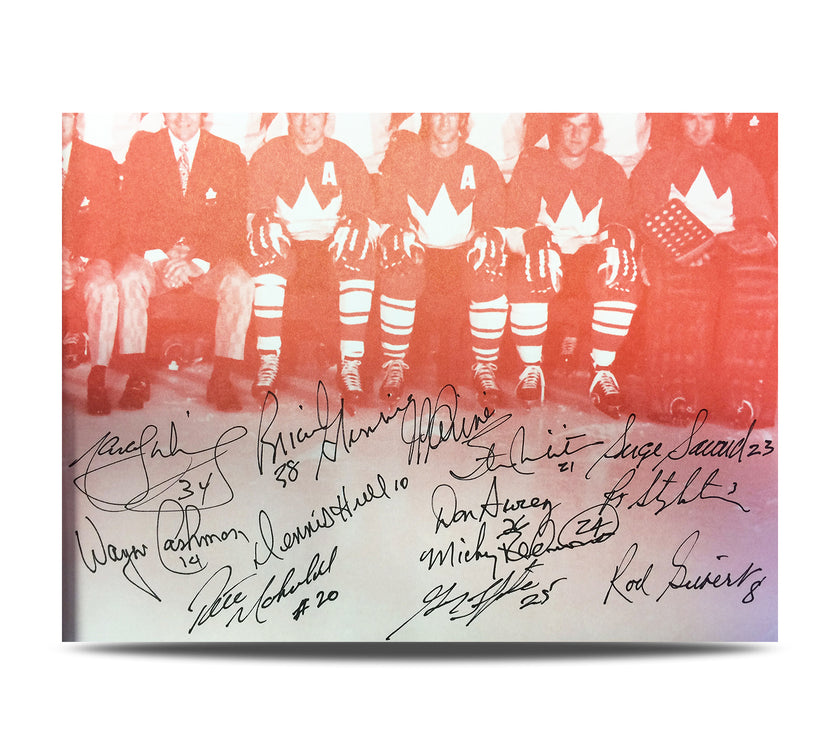 Team Canada 1972: 40th Anniversary Hardcover Book Signed by 24 Players