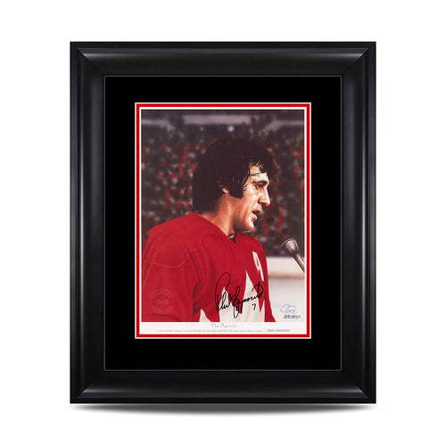 The Speech – Phil Esposito Signed 12 x 15 Legends Series Print