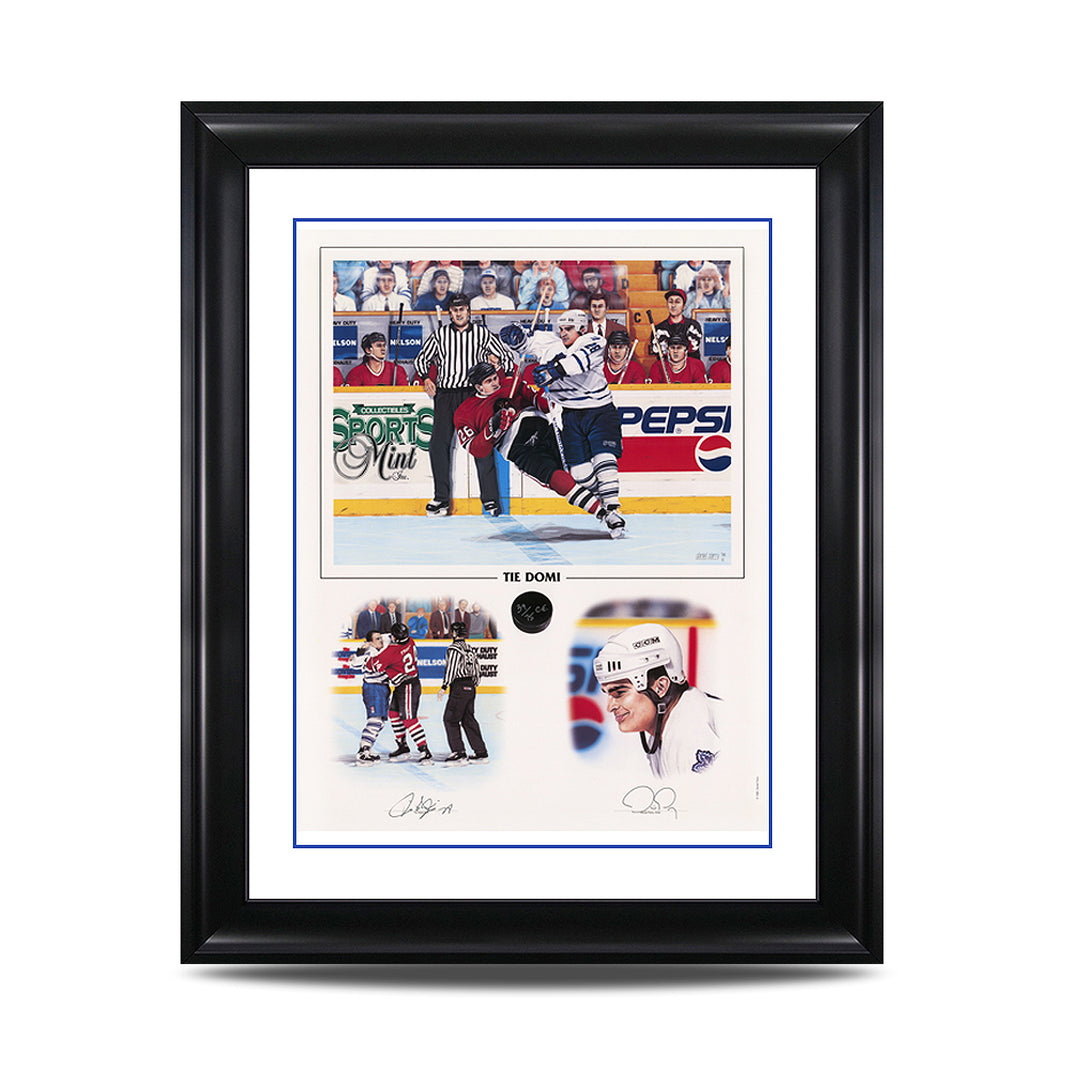 Tie Domi – Signed Toronto Maple Leafs Limited Edition Print