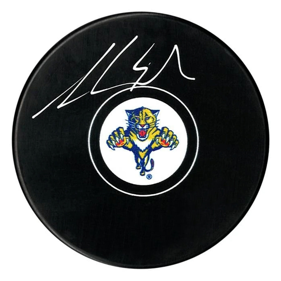 Aaron Ekblad Signed Florida Panthers Puck - Heritage Hockey™