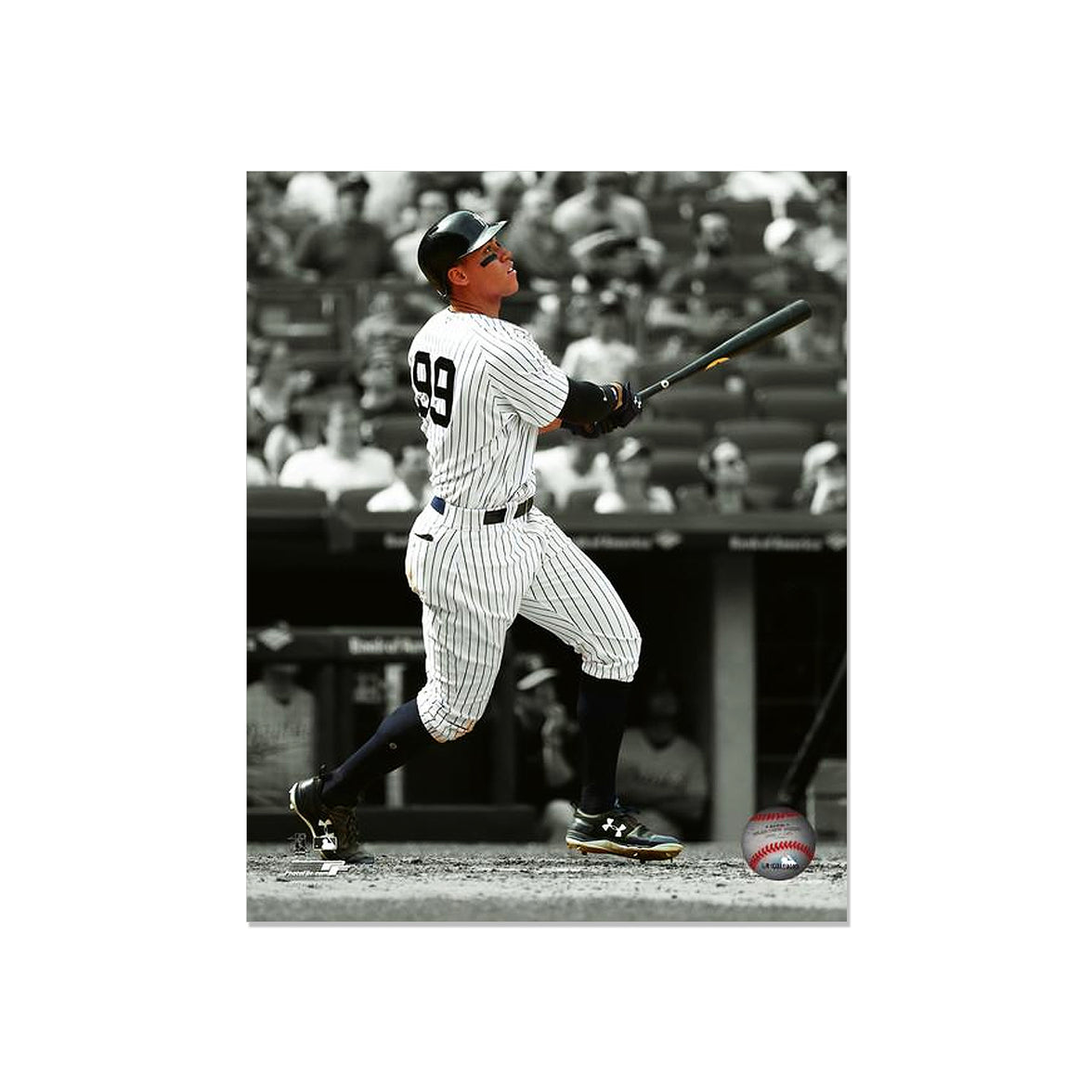 Aaron Judge New York Yankees Engraved Framed Photo - Action Spotlight - Heritage Hockey™