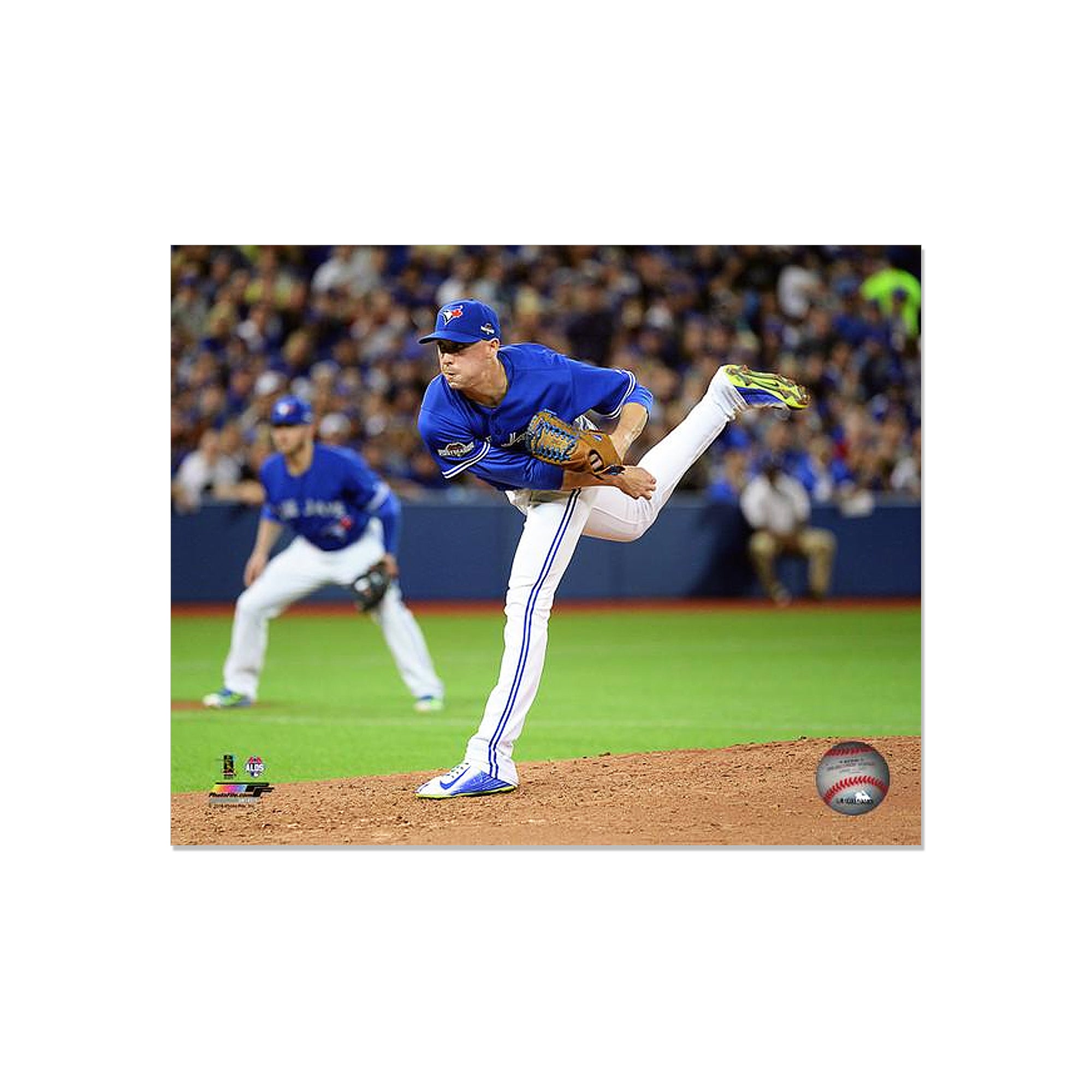 Aaron Sanchez Toronto Blue Jays Engraved Framed Photo - Action Pitch Horizontal - Heritage Hockey™