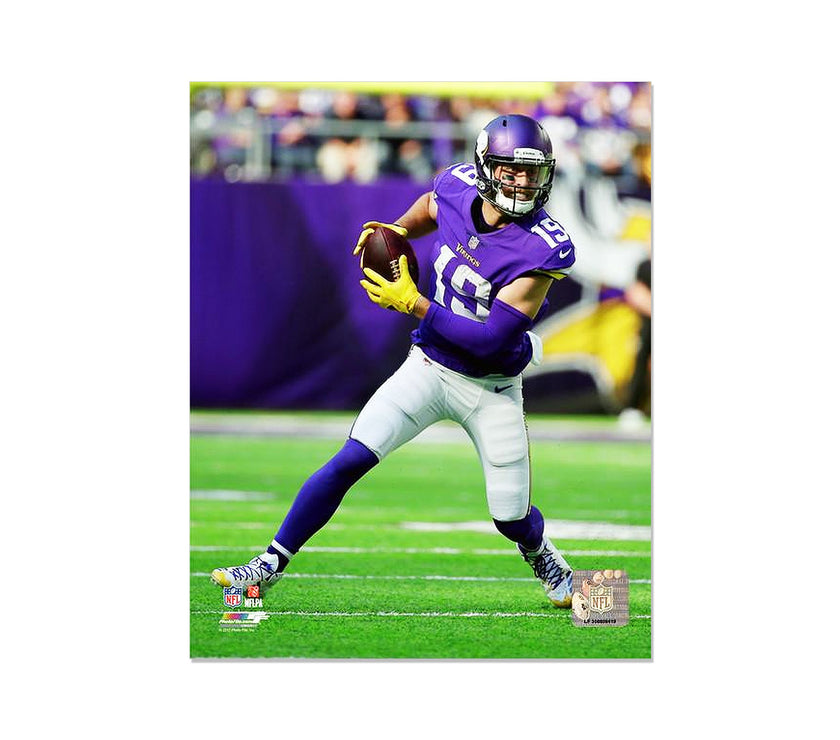 Adam Thielen Minnesota Vikings Engraved Framed Photo - Action