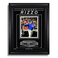 Anthony Rizzo Chicago Cubs Engraved Framed Photo - Home Run - Heritage Hockey™