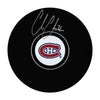 Cole Caufield Signed Montreal Canadiens Puck