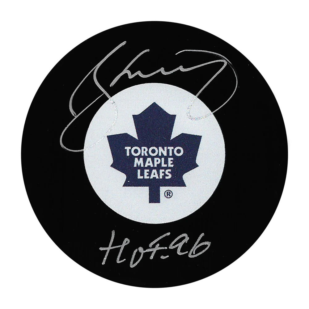Borje Salming Signed Toronto Maple Leafs Puck