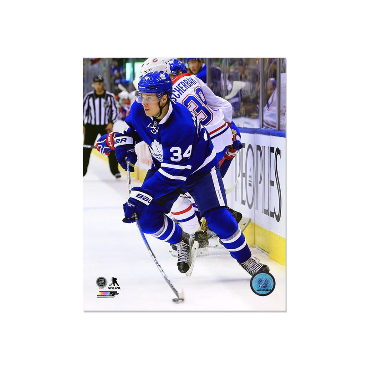 Auston Matthews Toronto Maple Leafs Engraved Framed Photo - Action Flex - Heritage Hockey™