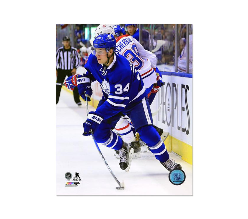Auston Matthews Toronto Maple Leafs Engraved Framed Photo - Action Flex - Heritage Hockey™
