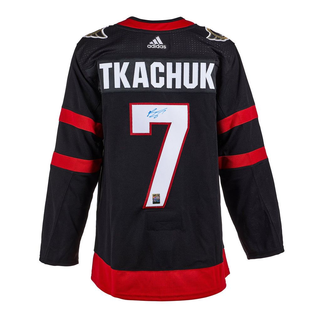 Brady Tkachuk Signed Ottawa Senators Adidas Pro Jersey