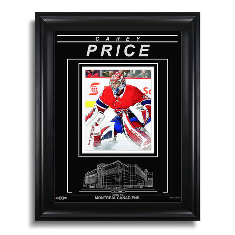 Carey Price Montreal Canadiens Engraved Framed Photo - Action