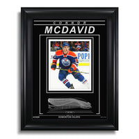 Connor McDavid Edmonton Oilers Engraved Framed Photo - Action Stop - Heritage Hockey™