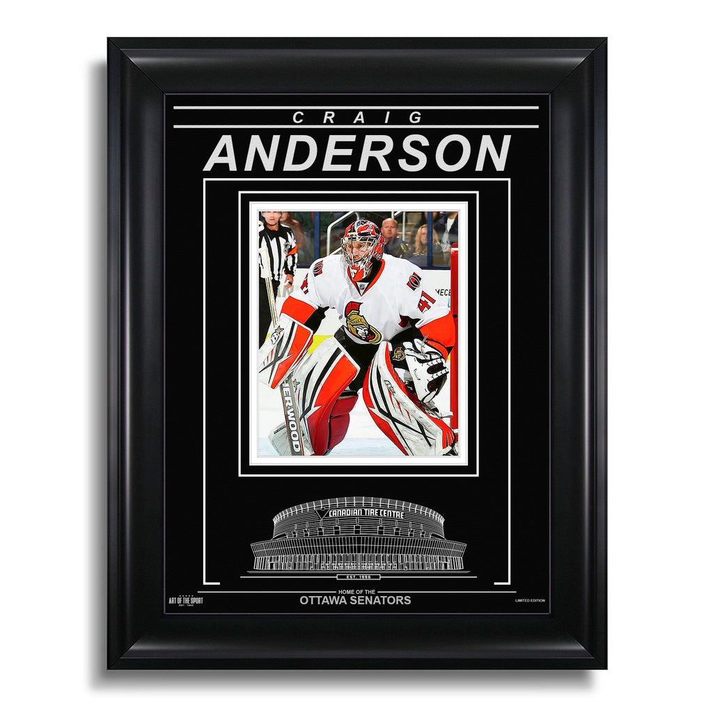 Craig Anderson Ottawa Senators Engraved Framed Photo - Focus