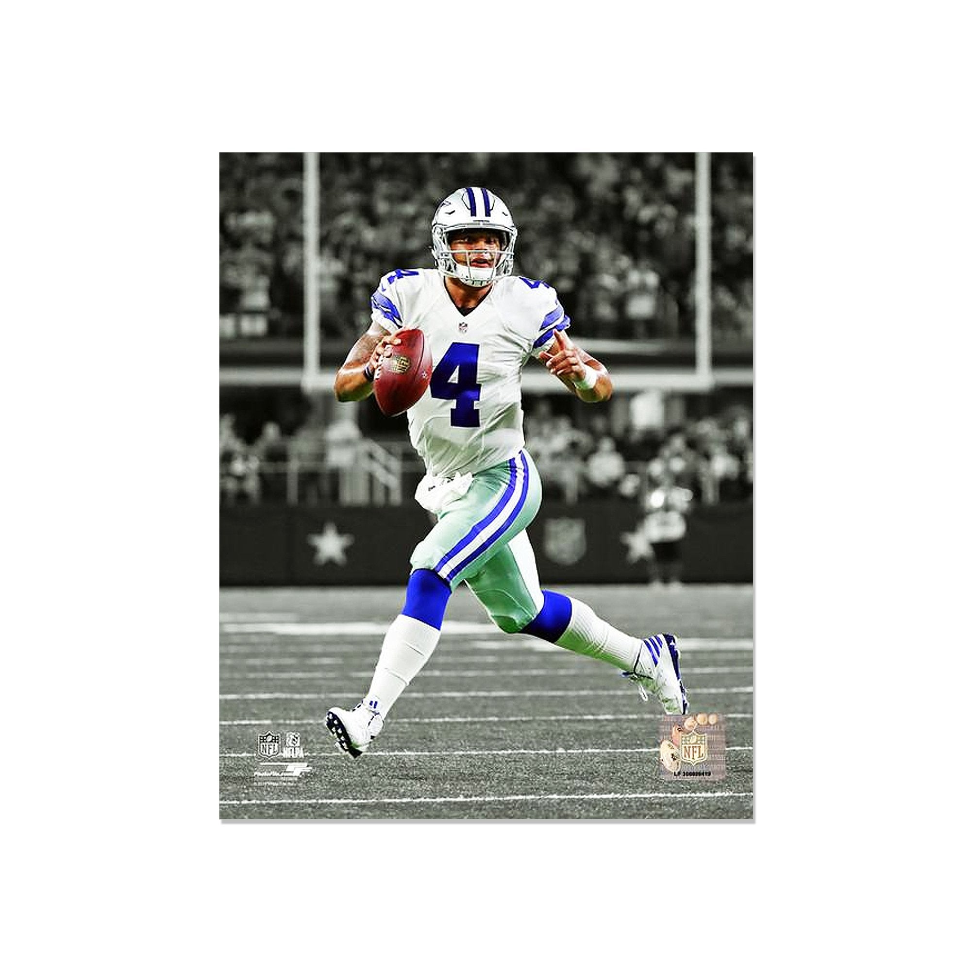 Dak Prescott Dallas Cowboys Engraved Framed Photo - Focus