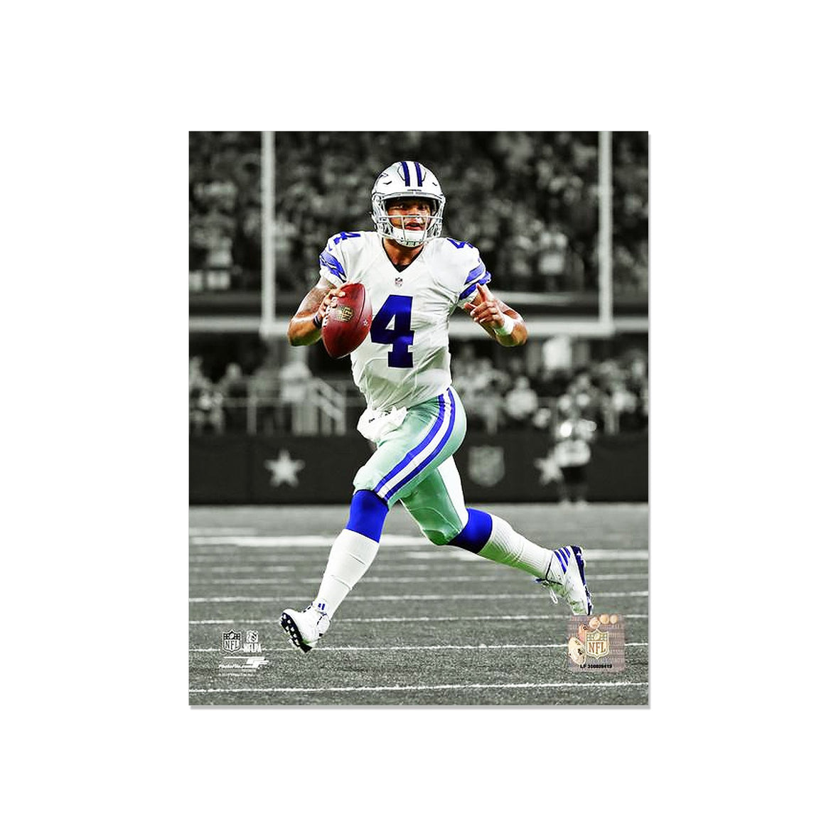 Dak Prescott Dallas Cowboys Engraved Framed Photo - Focus