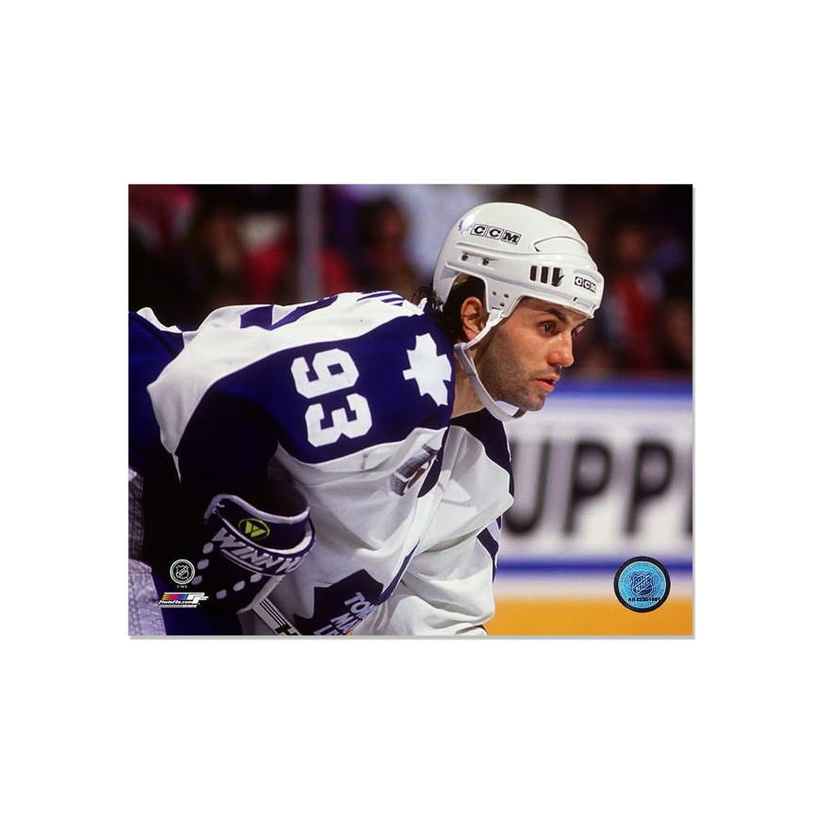 Doug Gilmour Toronto Maple Leafs Engraved Framed Photo - Closeup - Heritage Hockey™