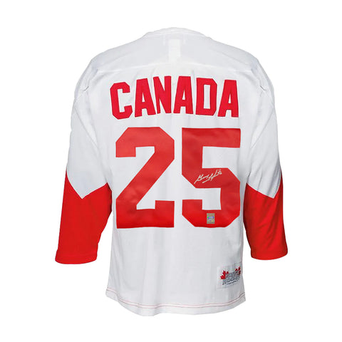 Guy Lapointe Signed Team Canada 1972 Summit Series Jersey