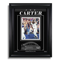 Joe Carter Toronto Blue Jays Engraved Framed Photo - 1993 World Series Home Run - Heritage Hockey™