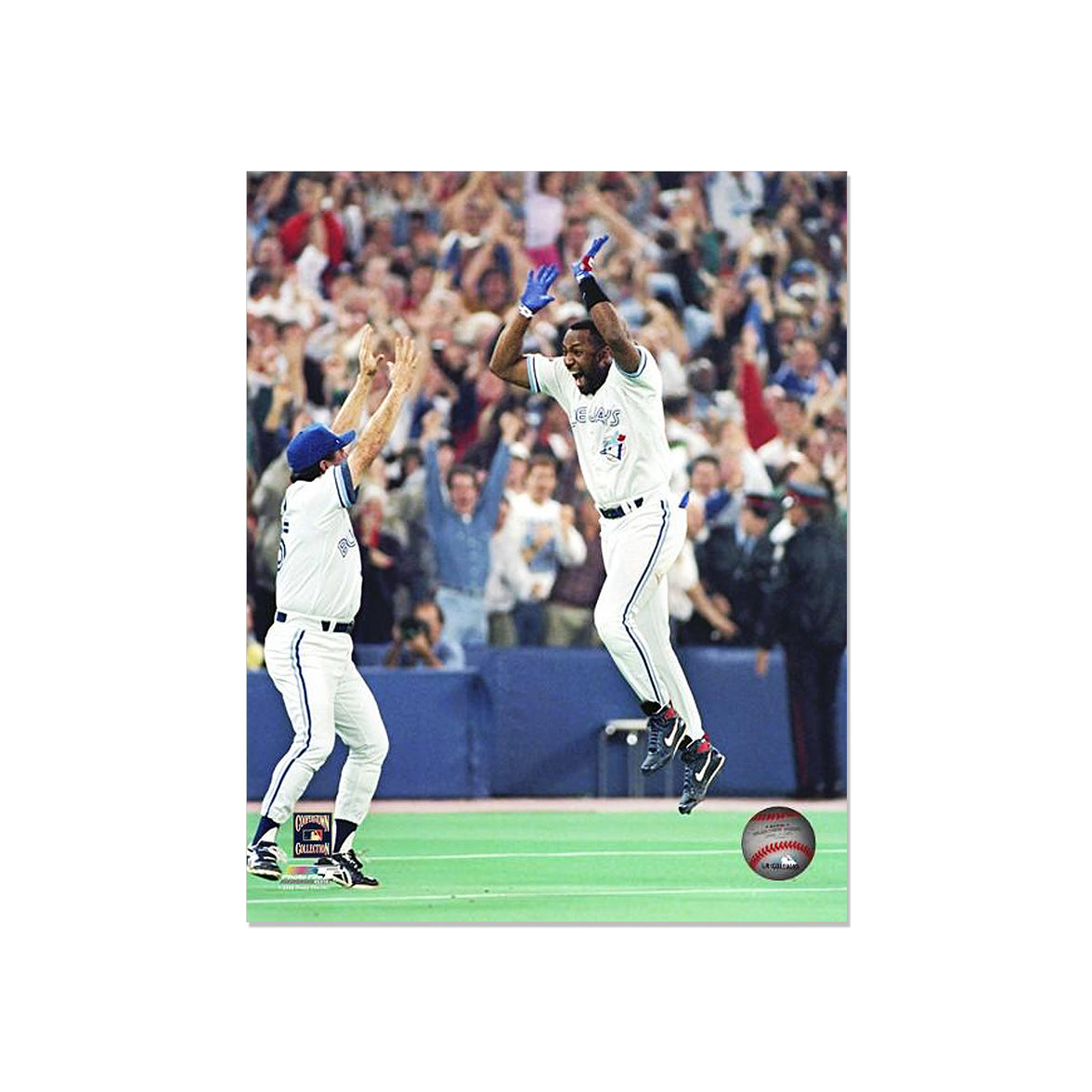 Joe Carter Toronto Blue Jays Engraved Framed Photo - 1993 World Series Home Run - Heritage Hockey™