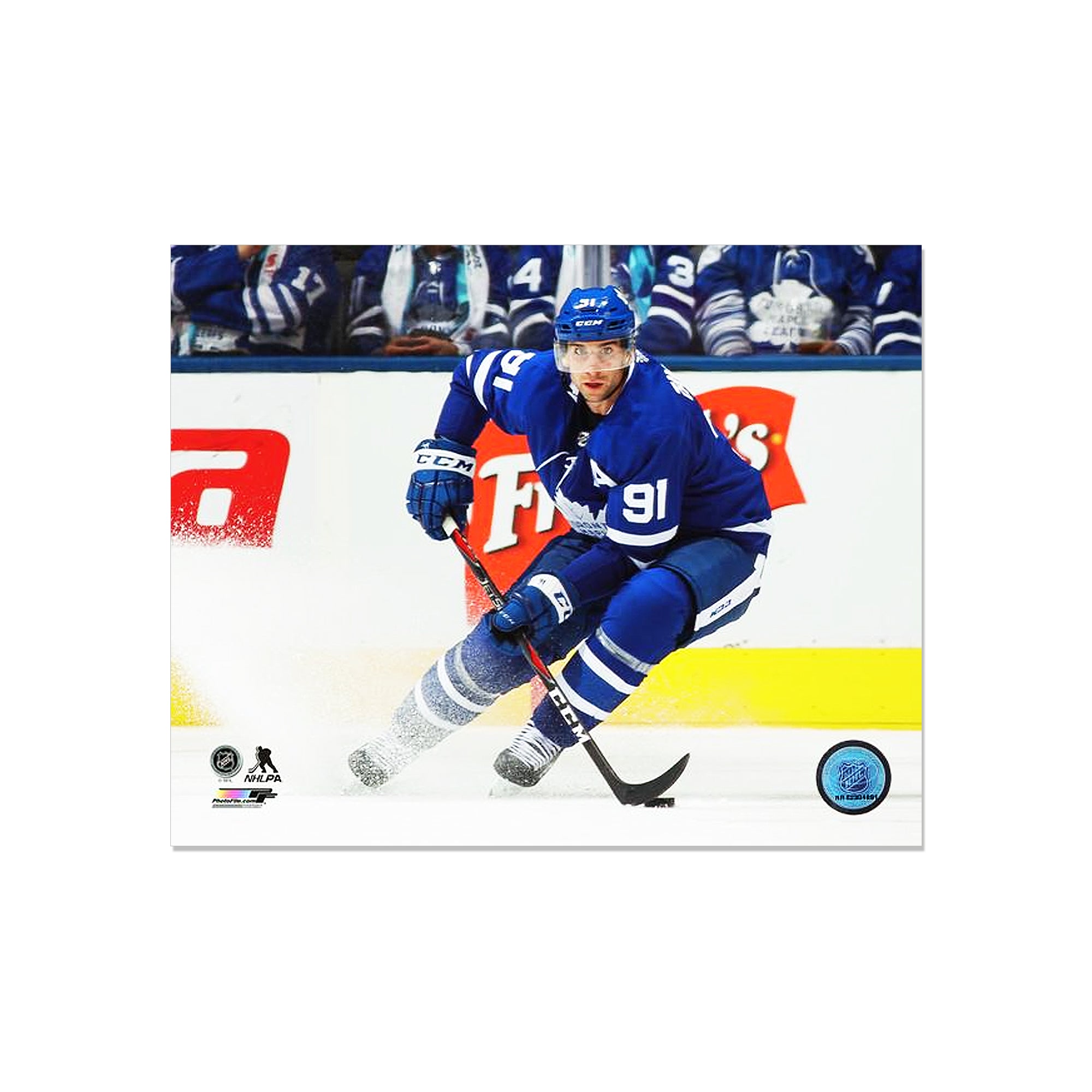 John Tavares Toronto Maple Leafs Engraved Framed Photo - Action - Heritage Hockey™