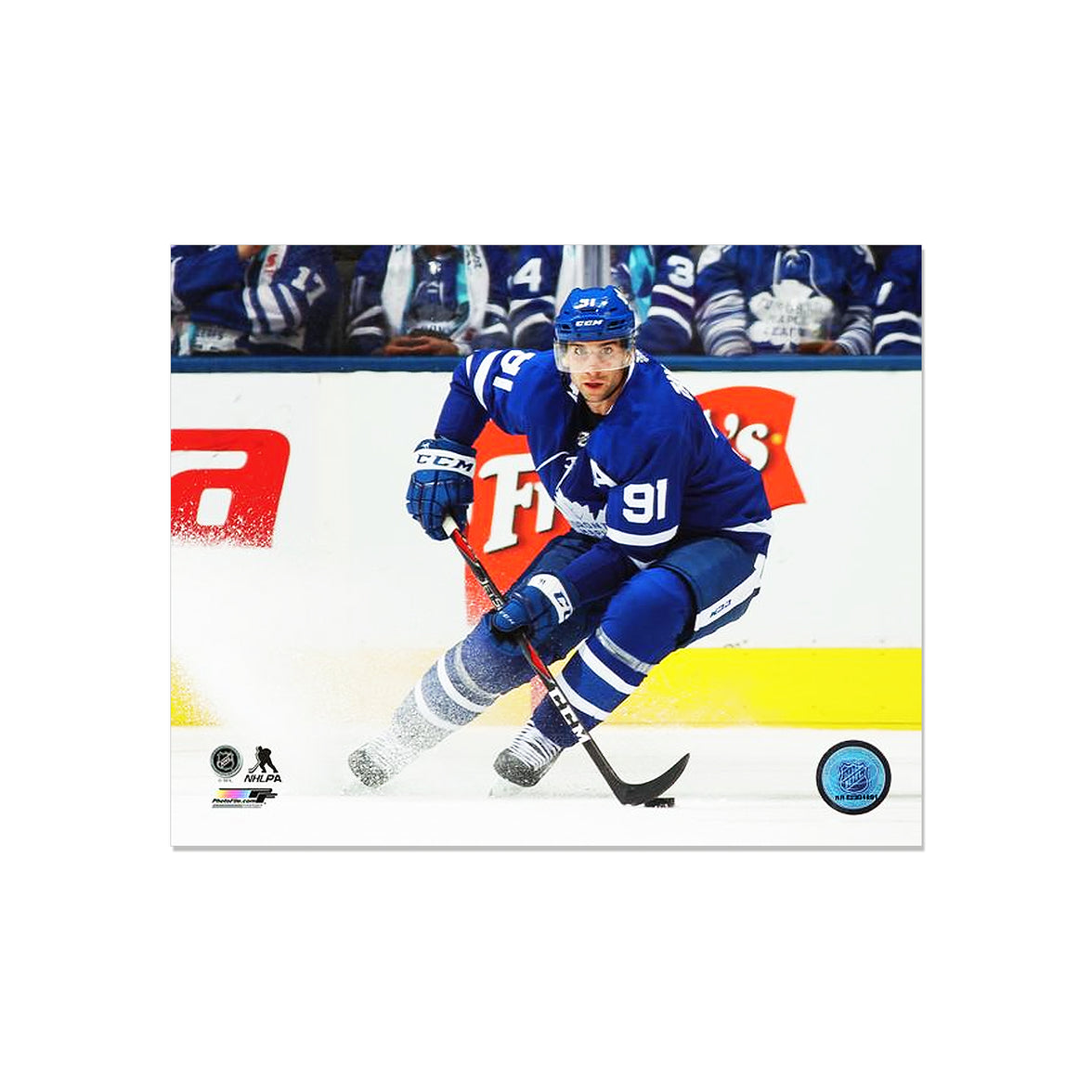 John Tavares Toronto Maple Leafs Engraved Framed Photo - Action - Heritage Hockey™