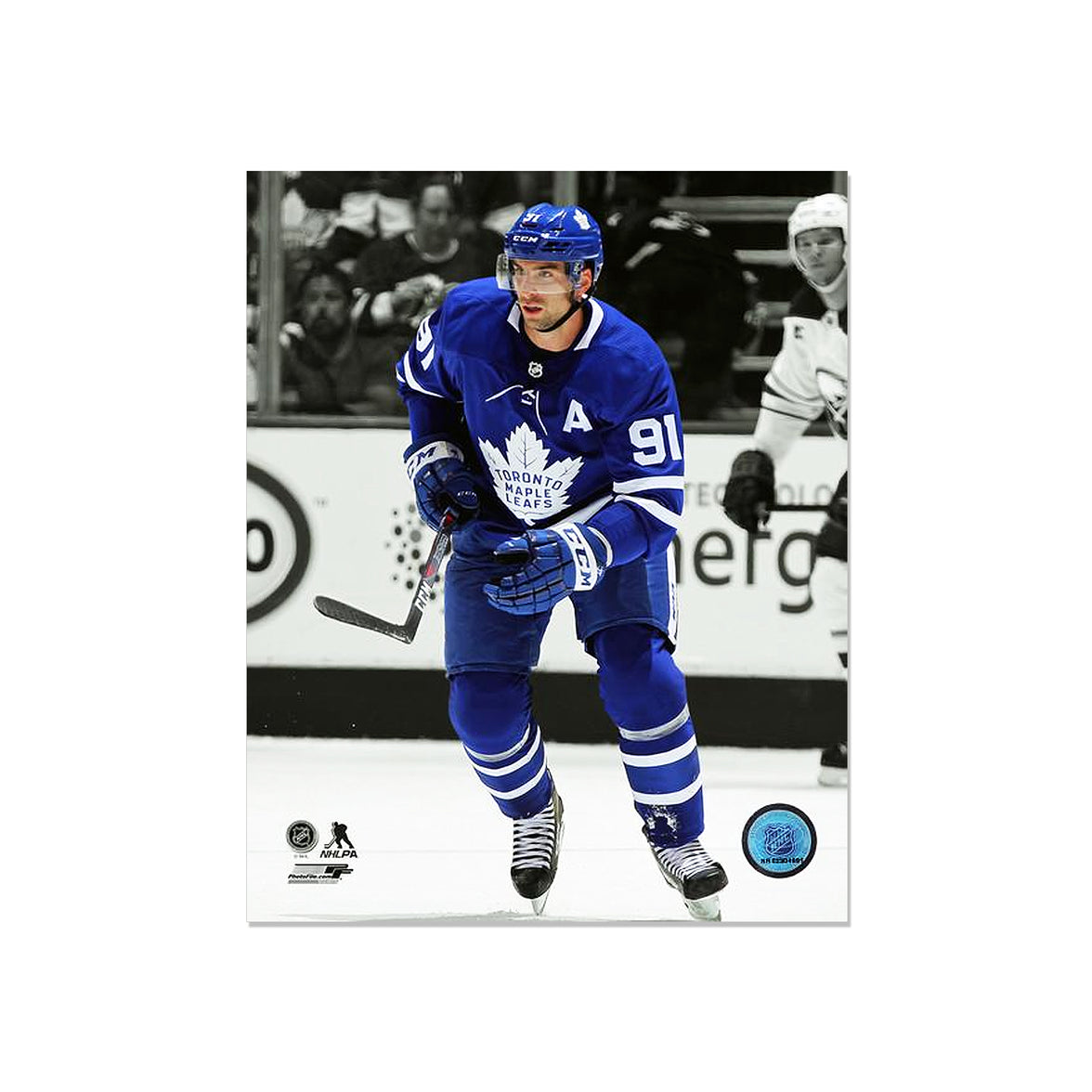 John Tavares Toronto Maple Leafs Engraved Framed Photo - Action Spotlight - Heritage Hockey™