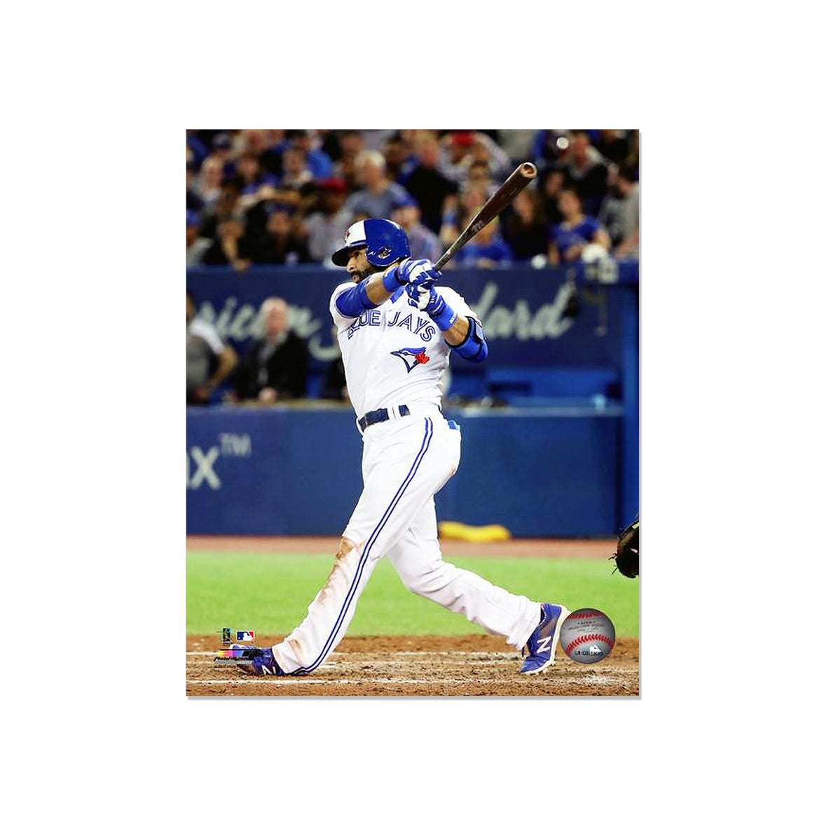 Jose Bautista Toronto Blue Jays Engraved Framed Photo - Action Home - Heritage Hockey™