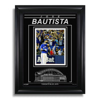 Jose Bautista Toronto Blue Jays Engraved Framed Photo - Bat Flip - Heritage Hockey™