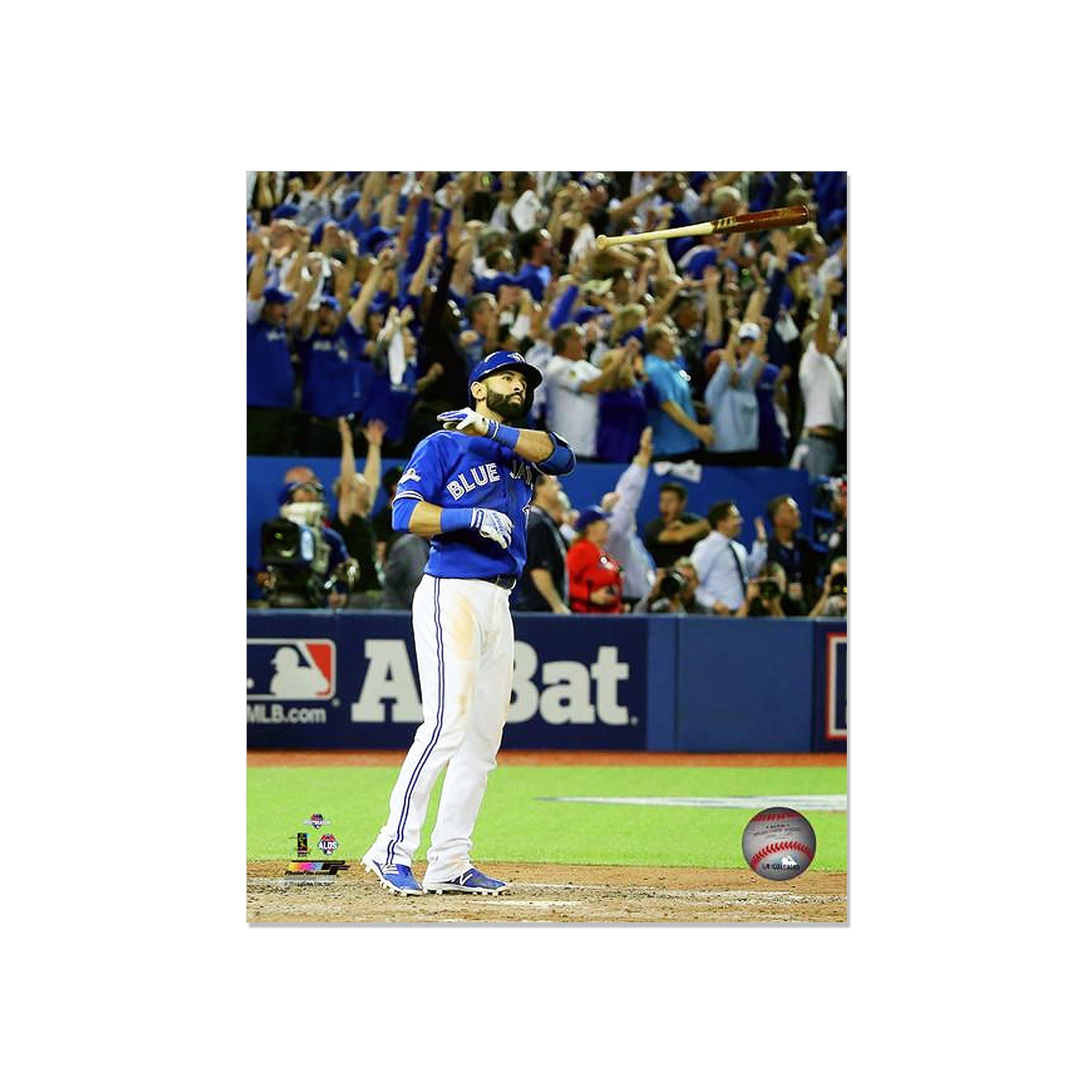 Jose Bautista Toronto Blue Jays Engraved Framed Photo - Bat Flip - Heritage Hockey™