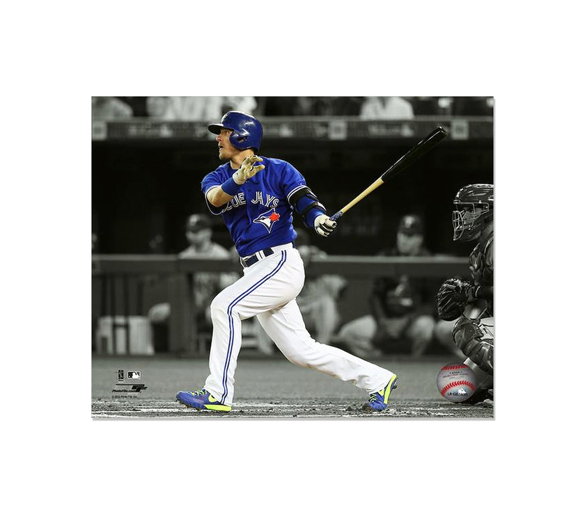 Josh Donaldson Toronto Blue Jays Engraved Framed Photo - Action Spotlight Horizontal - Heritage Hockey™
