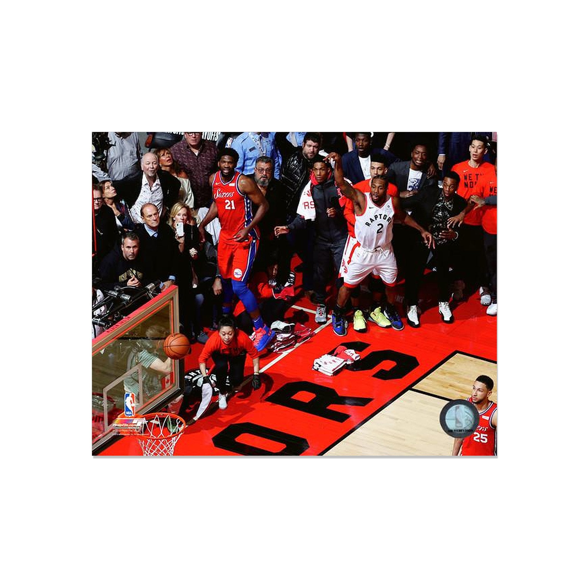 Kawhi Leonard Toronto Raptors Engraved Framed Photo - Game 7 Winner