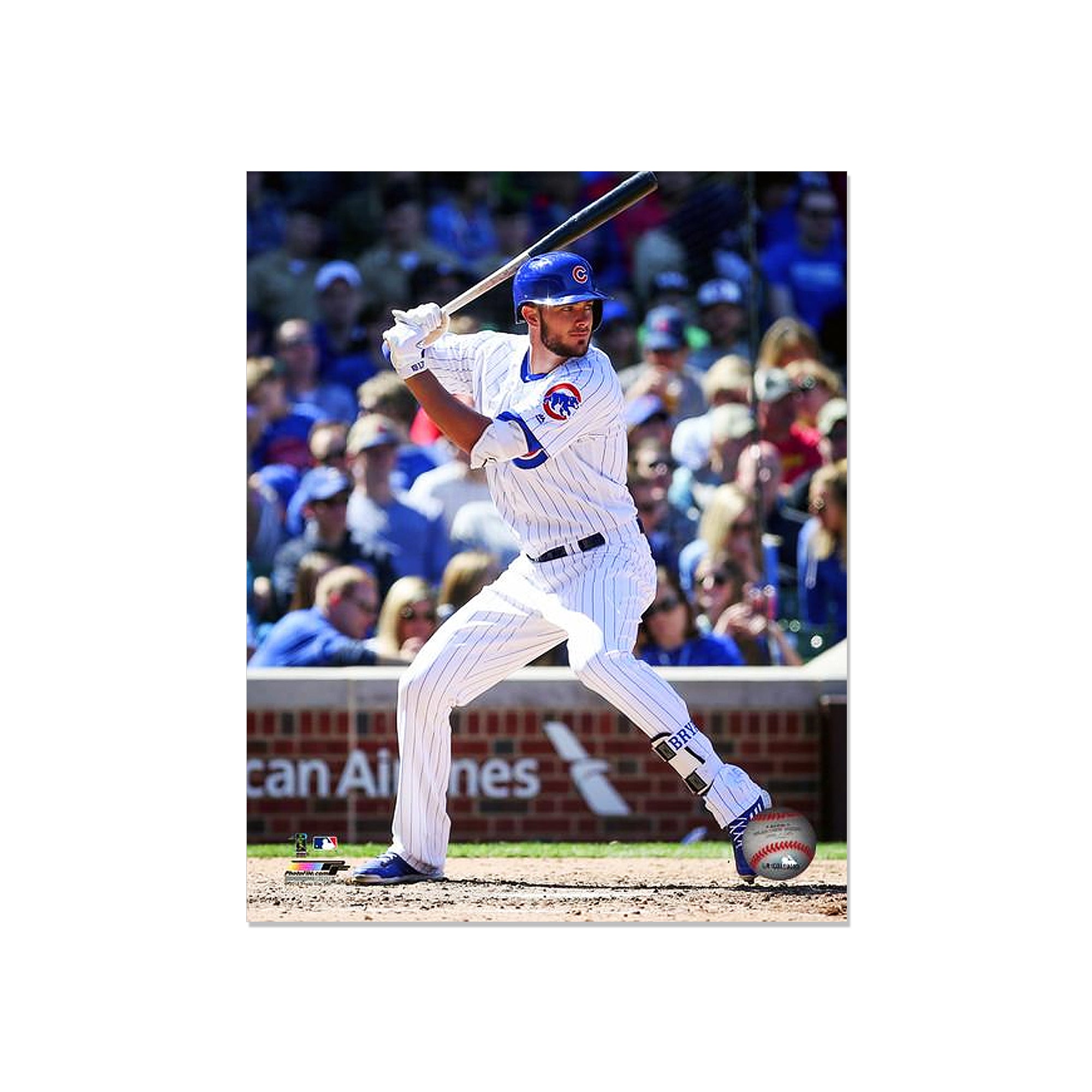 Kris Bryant Chicago Cubs Engraved Framed Photo - Action Hit - Heritage Hockey™