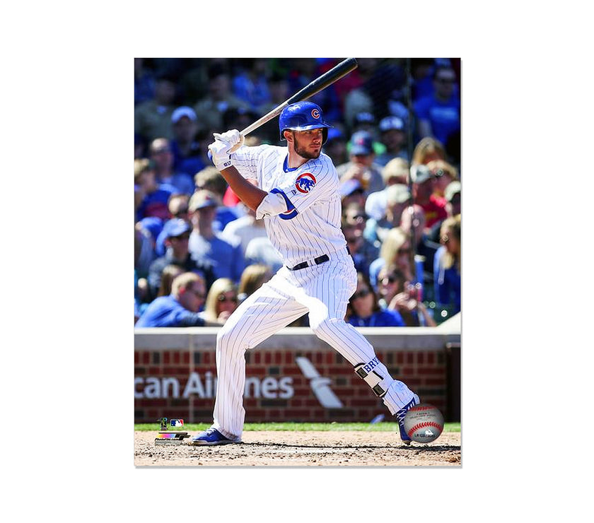 Kris Bryant Chicago Cubs Engraved Framed Photo - Action Hit - Heritage Hockey™