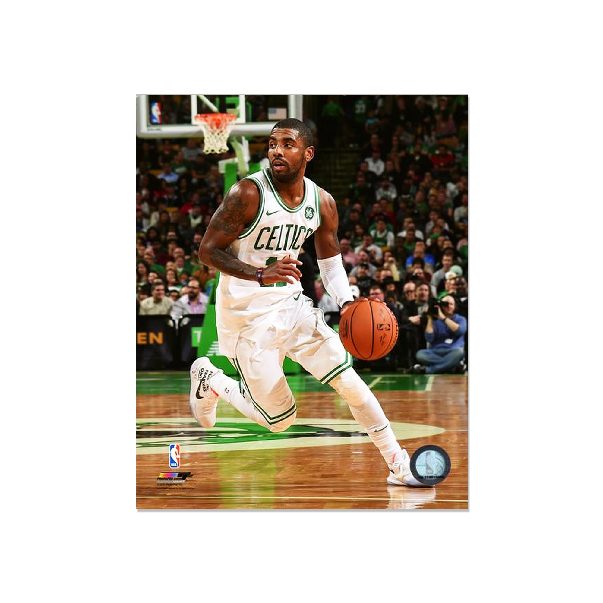 Kyrie Irving Boston Celtics Engraved Framed Photo - Action - Heritage Hockey™