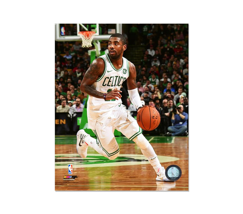 Kyrie Irving Boston Celtics Engraved Framed Photo - Action - Heritage Hockey™