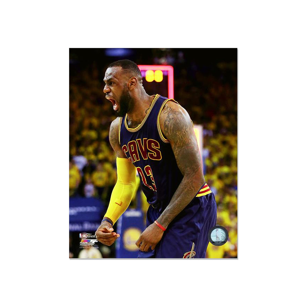 LeBron James Cleveland Cavaliers Engraved Framed Photo - Closeup - Heritage Hockey™