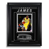 LeBron James Los Angeles Lakers Photo encadrée gravée – Action