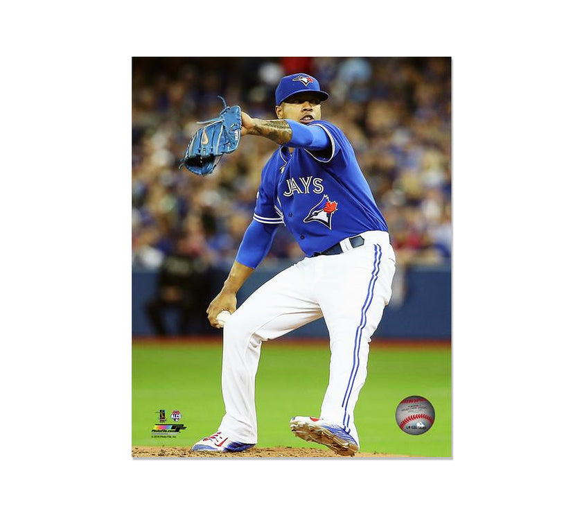 Marcus Stroman Toronto Blue Jays Engraved Framed Photo - Action Pitch Vertical - Heritage Hockey™