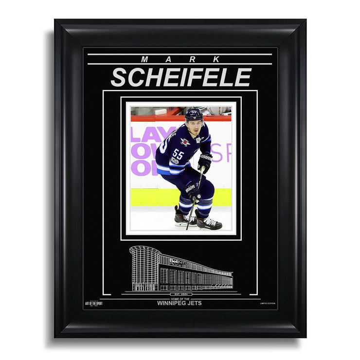 Mark Sheifele Winnipeg Jets Engraved Framed Photo - Action - Heritage Hockey™