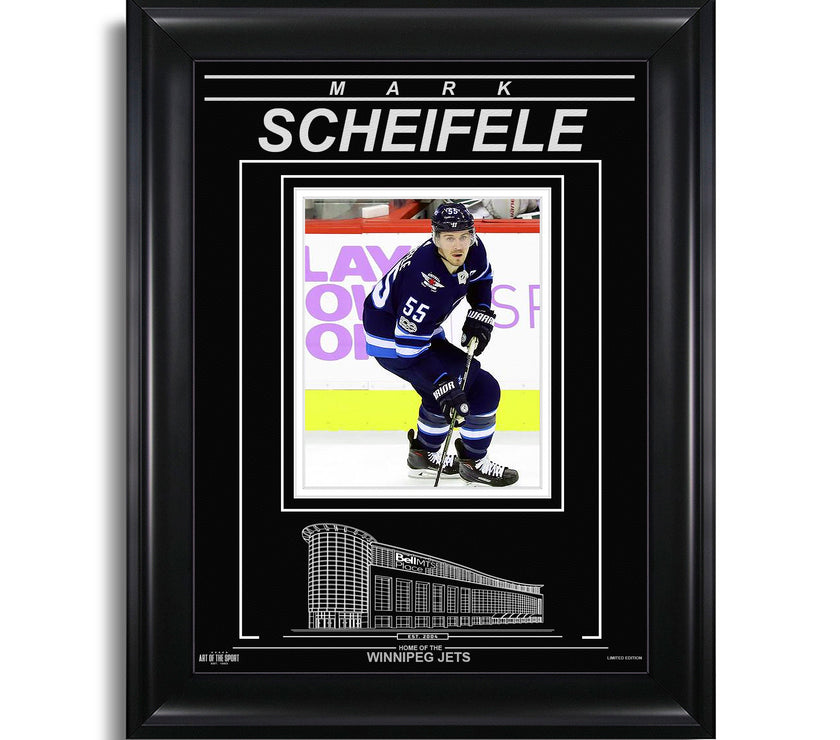 Mark Sheifele Winnipeg Jets Engraved Framed Photo - Action - Heritage Hockey™