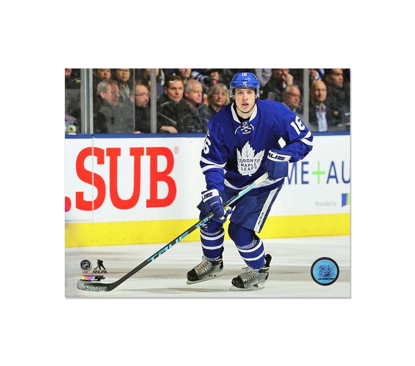 Mitch Marner Toronto Maple Leafs Engraved Framed Photo - Action Forward - Heritage Hockey™