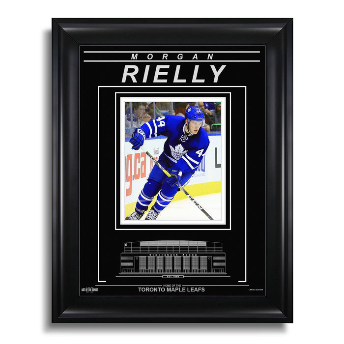 Morgan Rielly Toronto Maple Leafs Engraved Framed Photo - Action - Heritage Hockey™