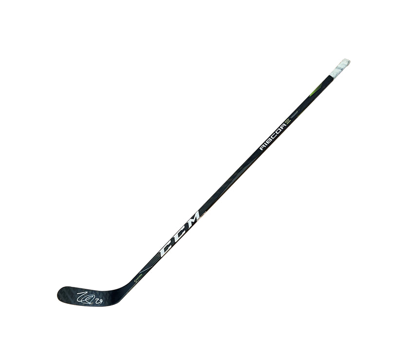 Nathan MacKinnon Signed Colorado Avalanche 2017/18 Game Issued CCM Hockey Stick