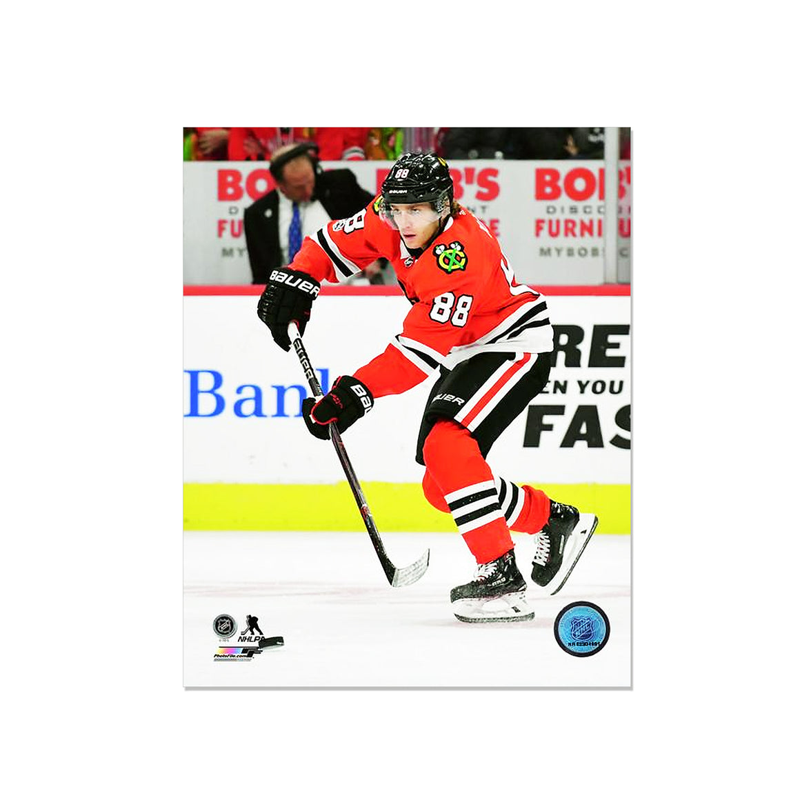 Patrick Kane Chicago Blackhawks Engraved Framed Photo - Focus - Heritage Hockey™