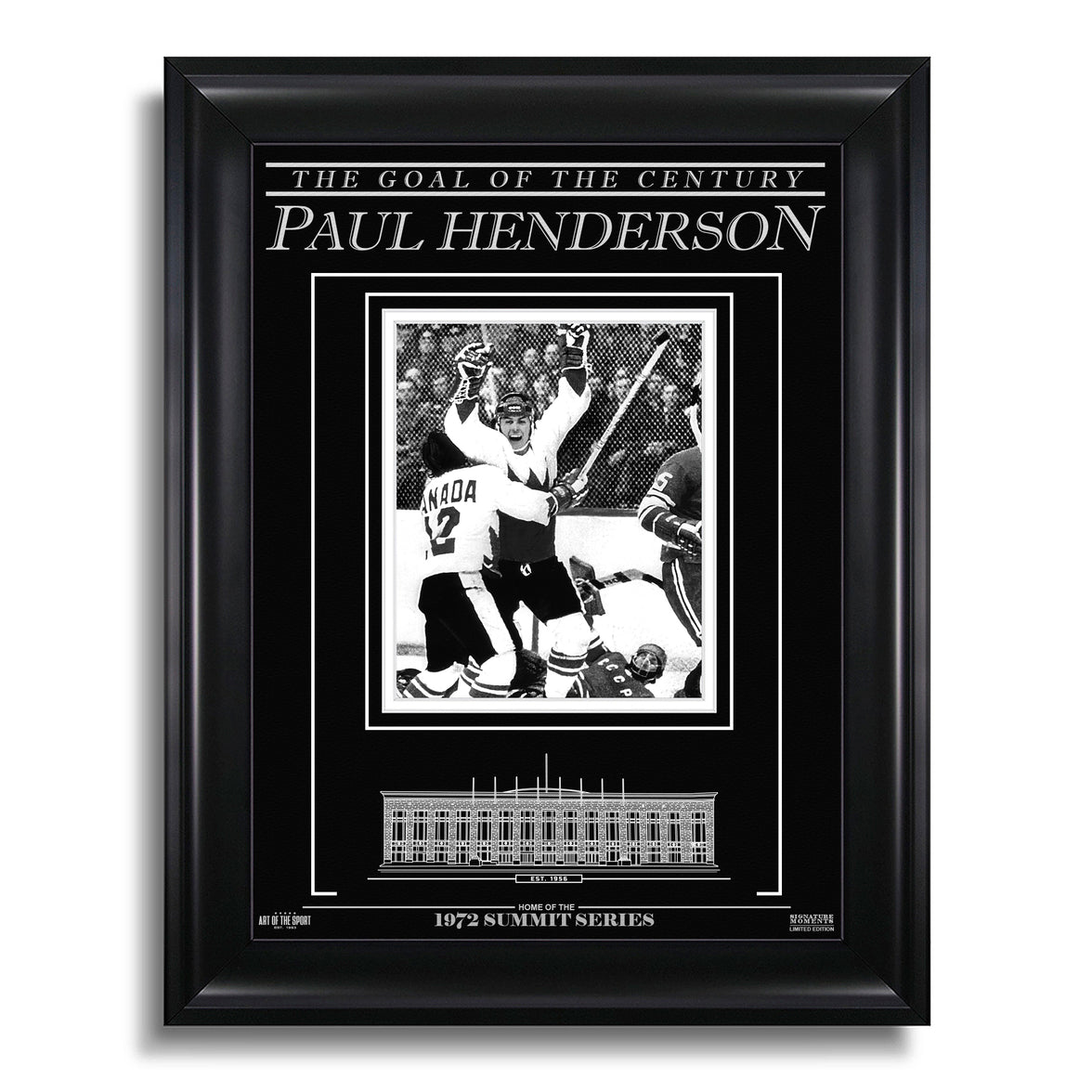 Paul Henderson Team Canada 1972 Engraved Framed Photo - The Goal of the Century - Heritage Hockey™