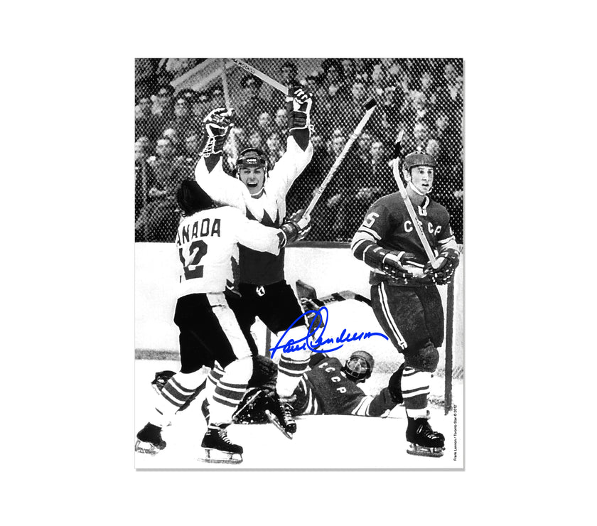 Paul Henderson Team Canada 1972 Engraved Framed Signed Photo - The Goal of the Century - Heritage Hockey™